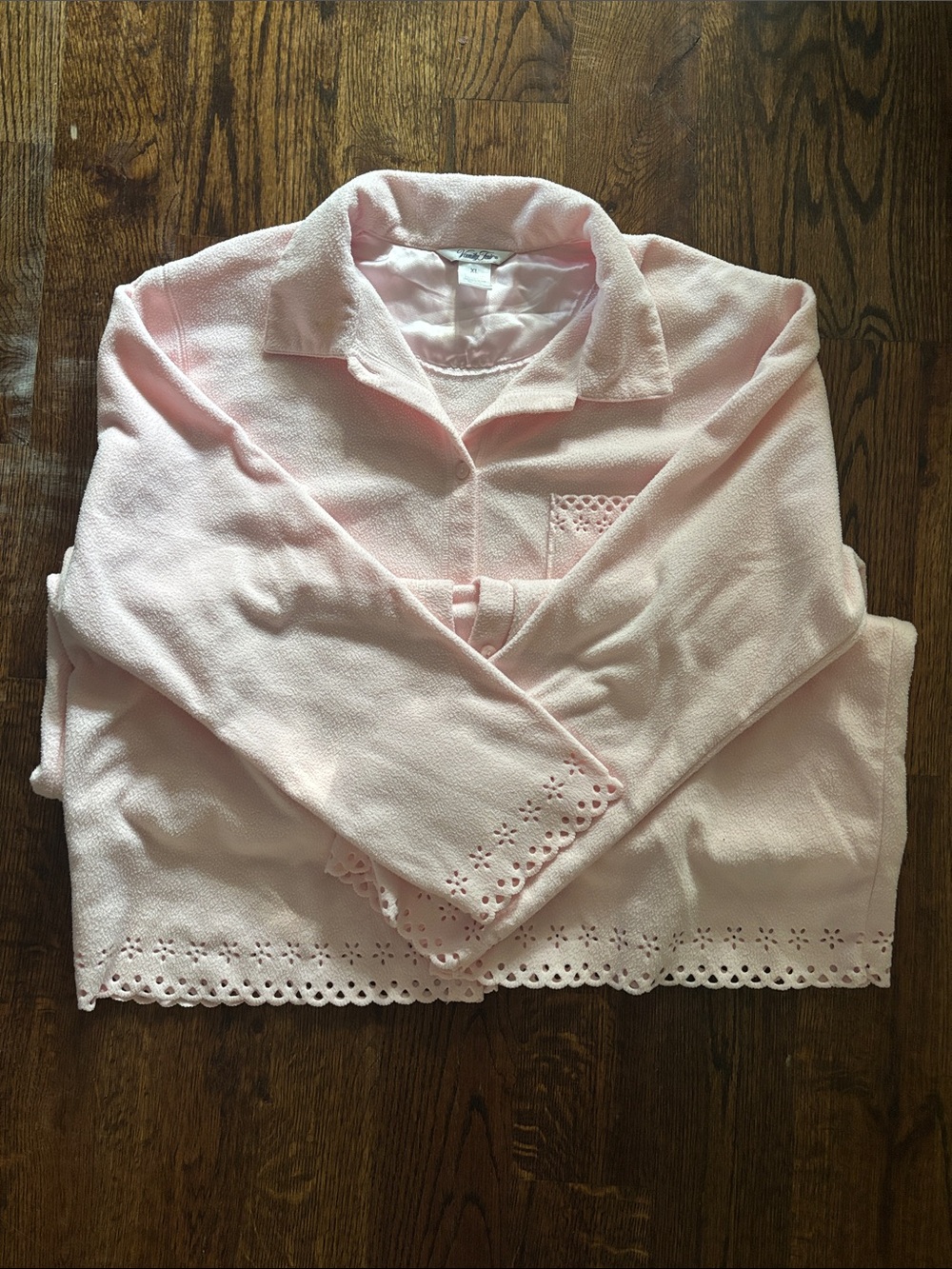 Vanity Fair Pink Fleece Nightgown